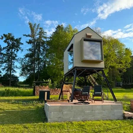 Glamping Od Amy シャレー Ohrazenice (Pribram)